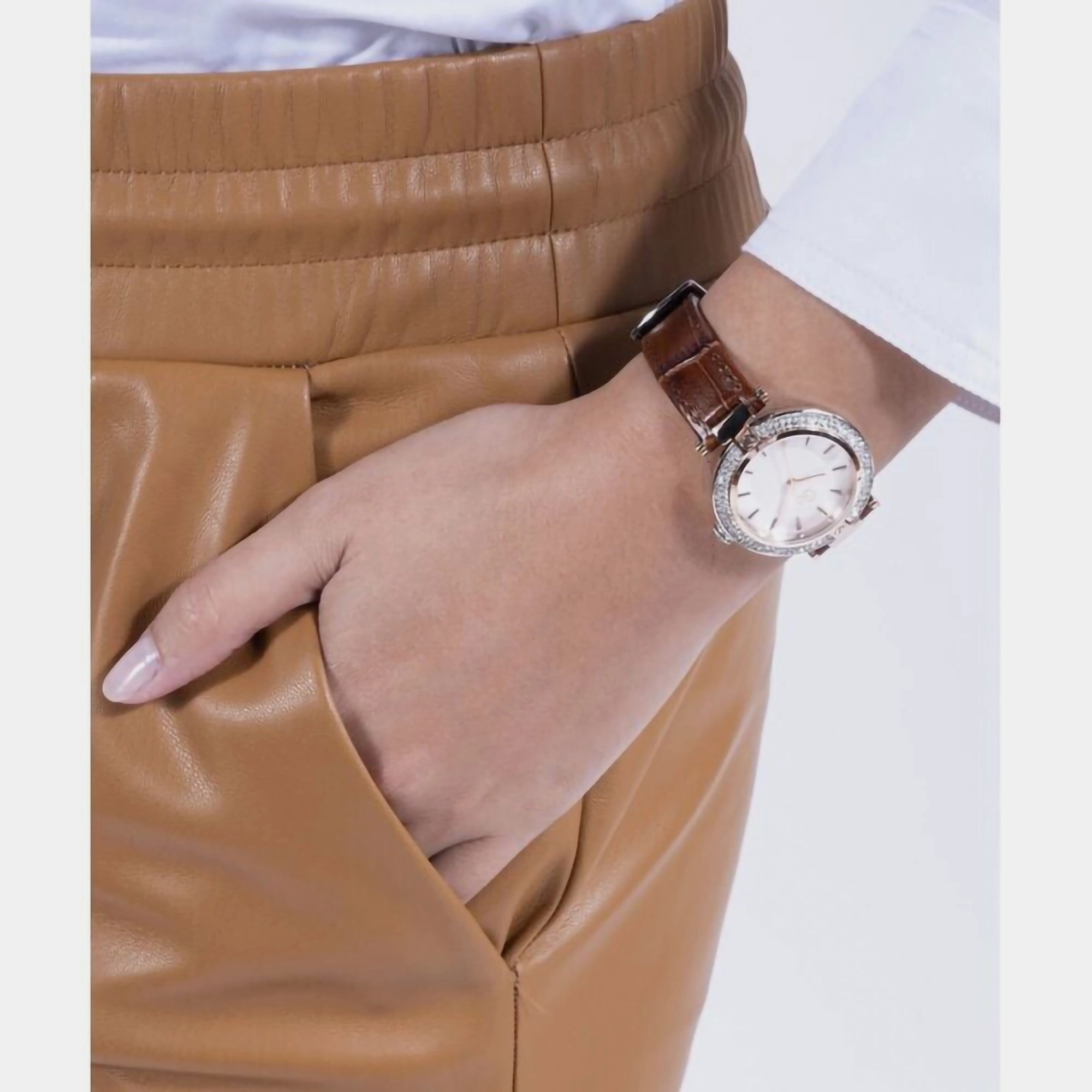 Women's White Analog Stainless Steel Watch Z22004L1MF