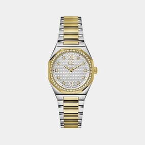 Women's White Analog Stainless Steel Watch Z25002L1MF