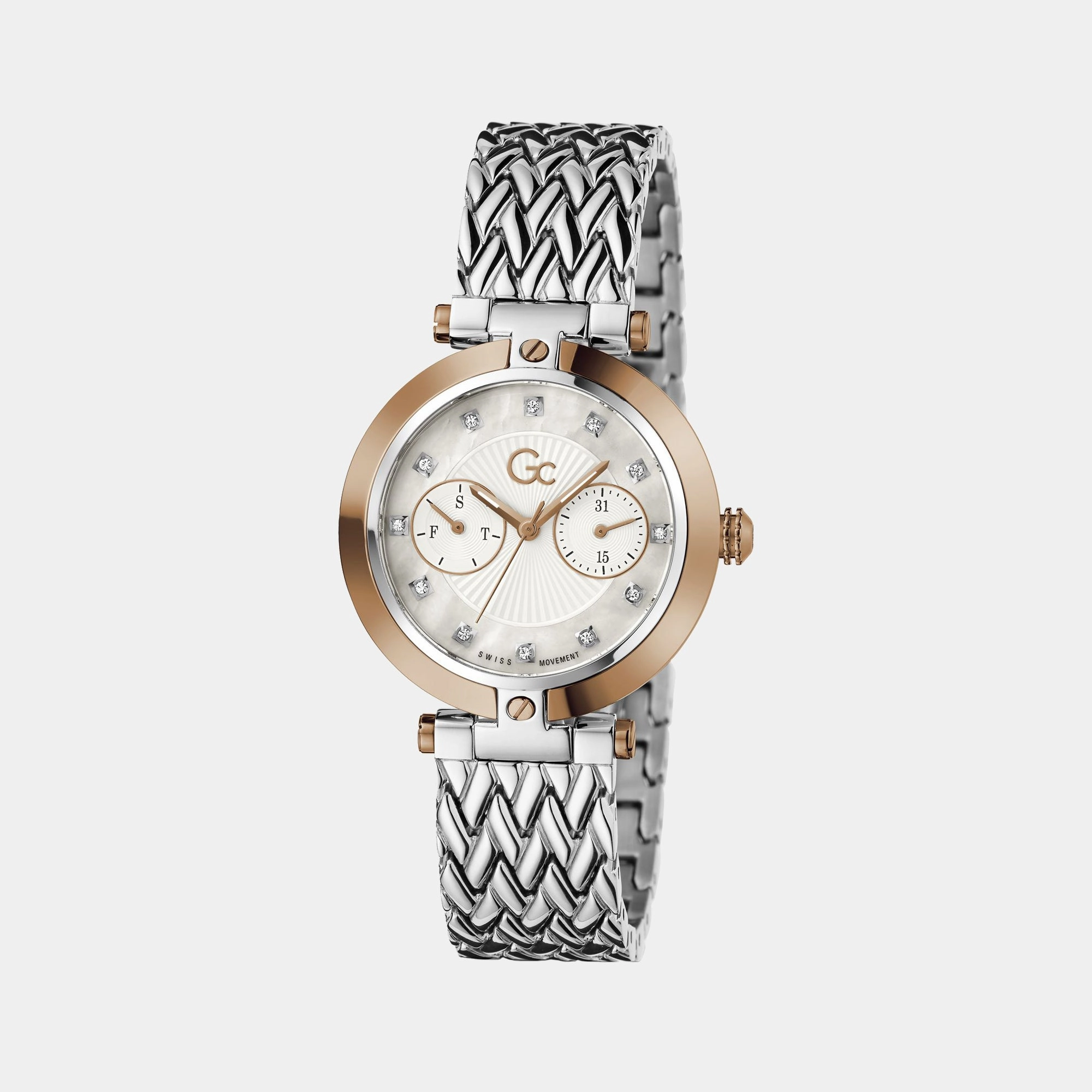 Women's White Multi-Function Stainless Steel Watch Z21006L1MF
