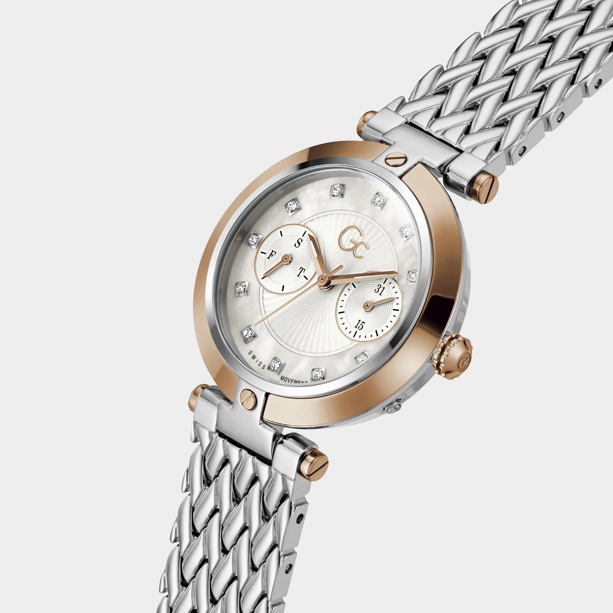 Women's White Multi-Function Stainless Steel Watch Z21006L1MF