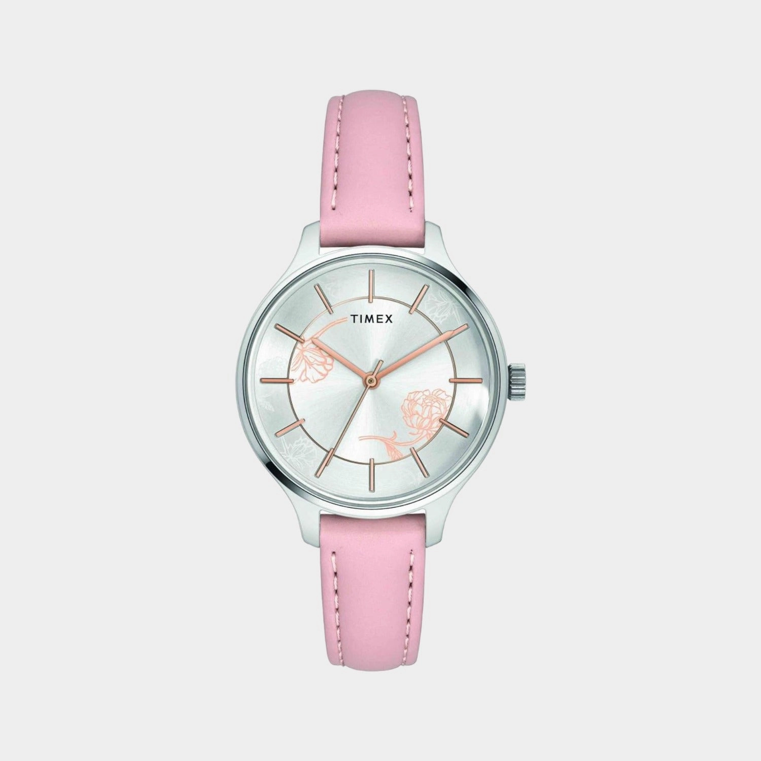 Women Silver Analog Silicon Watch TWEL14805