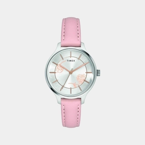 Women Silver Analog Silicon Watch TWEL14805