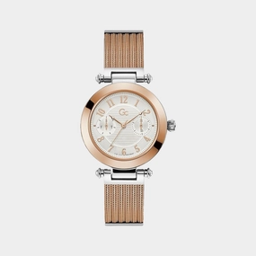 Women Silver Analog Stainless Steel Watch Y48002L1MF