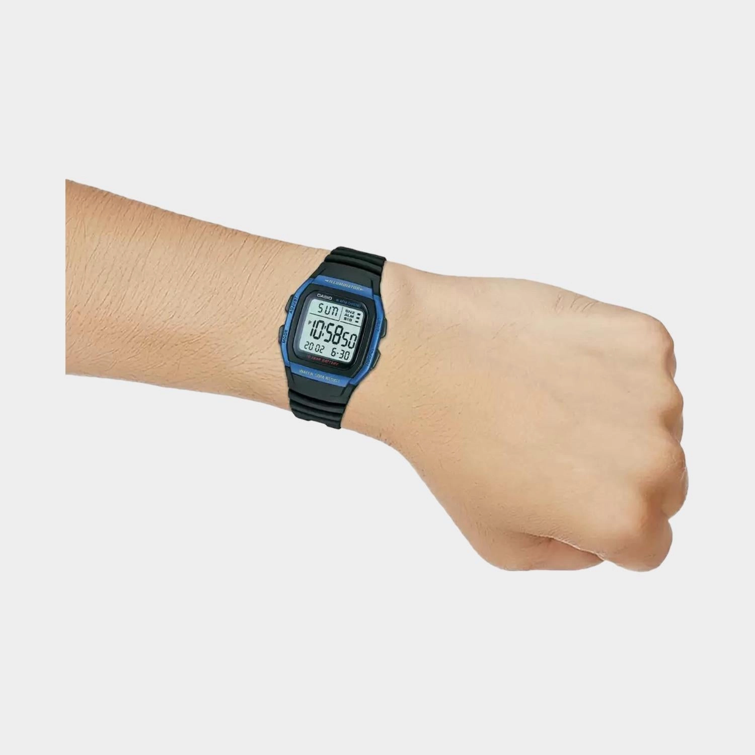 Youth Men's Digital Resin Watch D055 - W-96H-2AVDF
