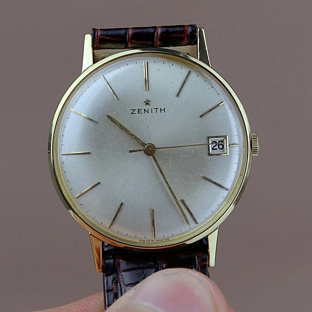 Zenith 18k Gold, 1960's Vintage Watch