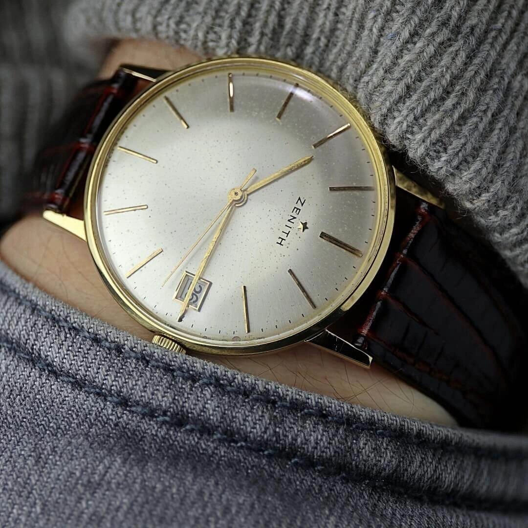 Zenith 18k Gold, 1960's Vintage Watch